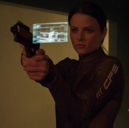 Rule of thumb: never argue with a woman wearing a futuristic catsuit she can use to taser you.