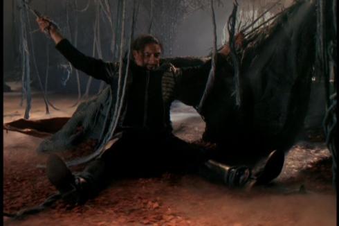 Usually this image in my head accompanies someone taking swing practice with a baseball bat.