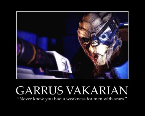 Shepard's bromance in the Mass Effect trilogy.