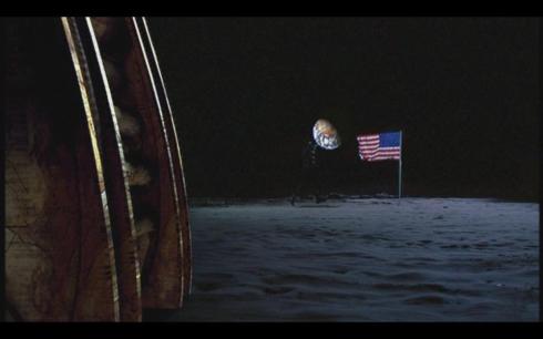 If that was my last trip home, I probably would've drawn a giant smiley face on the moon.  Not enough time, I guess.