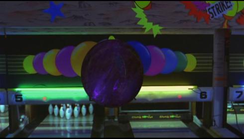 No, no, it goes down the lane, not between lanes!