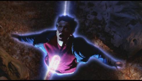 Judging from that look on his face, I think he's being forced to see Superman IV.