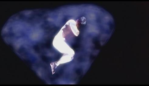 "Dude, knock before watching me sleep in a field of energy.  Have some politeness, will you?"  