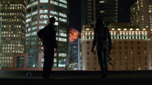 Quentin: "What was that?"  Ollie: "Oh, yeah.  The stove.  Forgot to turn that off."