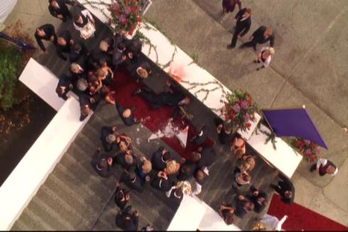 I don't recall my class reunion having such a surprising moment.  