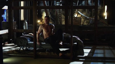 "Oh man, I had the worst dream!  I dreamed I was exercising with my shirt on!  ON!"