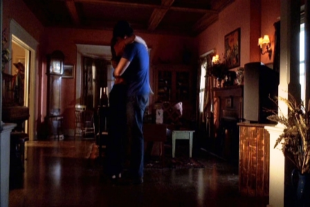 Lois: "Clark, did Lana leave you?  That's so...um..."  Clark: "Sad?"  Lois: "Yeah!  Sad.  That's what I meant to say.  Saddddd..."