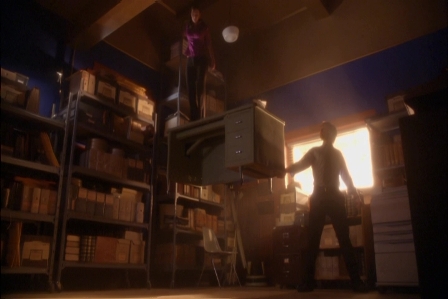 This seemed a better way to break it to Lois about his secret than his previous attempt of overheating her coffee with his heat vision.