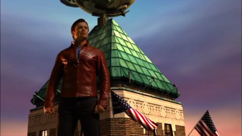 Finally out of his goth superhero phase...