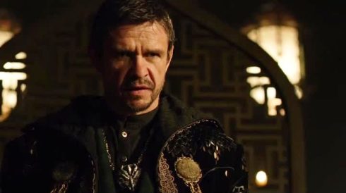 Filling in for Liam Nesson in the role of Ra's al Ghul: Papa Johns (no, not the pizza guy, the guy from the Riddick movie)