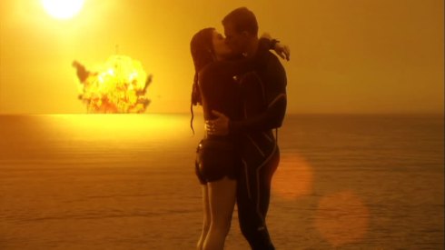 AC: "I always wanted to reenact this scene from True Lies!"