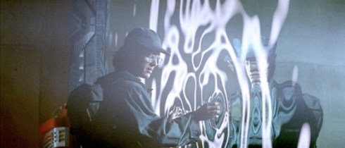 "I really shouldn't have dropped acid before doing this! Tee-hee-hee-hee..."