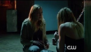 "Hey, sis! It's me, the person you stole my boyfriend away from years ago! But that's okay since I kinda stole your superhero identity, so we're even there, I guess."