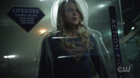 Life size Supergirl with extra cuteness sold separately.